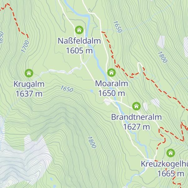 Map of Hinternaßfeldalm