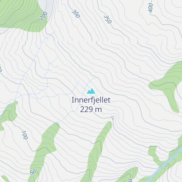 Map of Innerfjellet