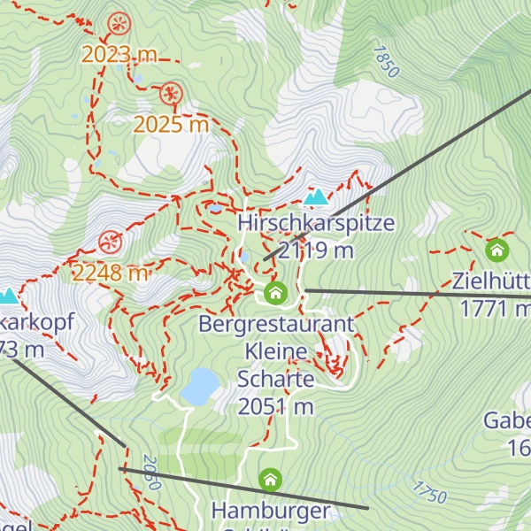 Map of Hirsch und Maus