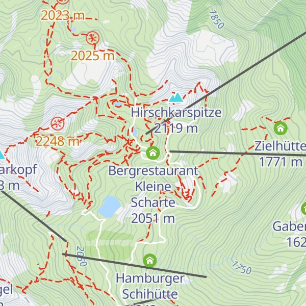 Map of Bergrestaurant Kleine Scharte