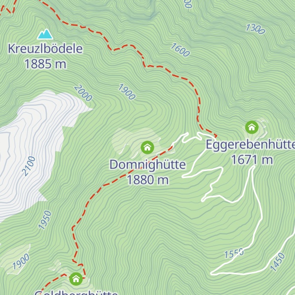 Map of Domnighütte