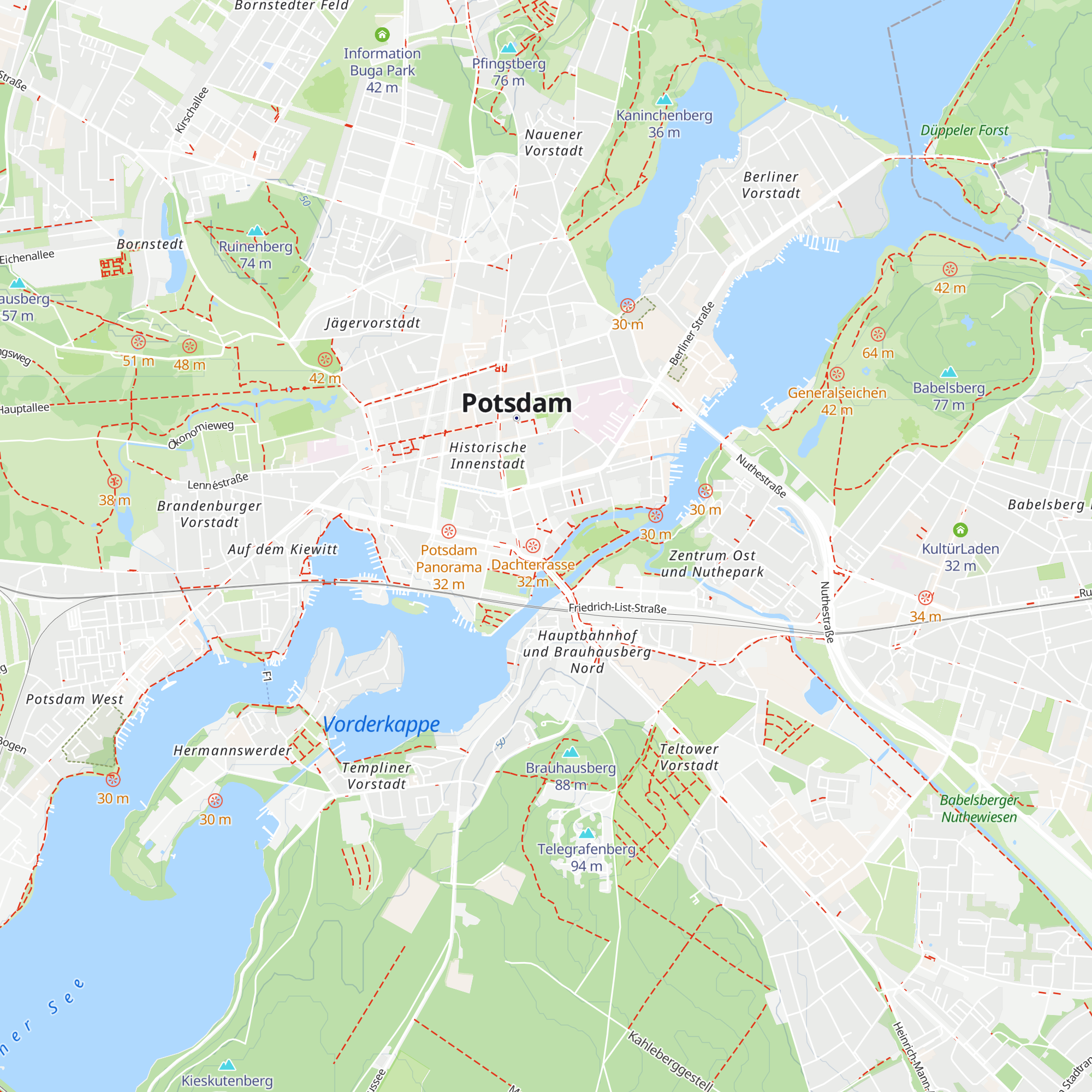 Tourist Information PMSG map