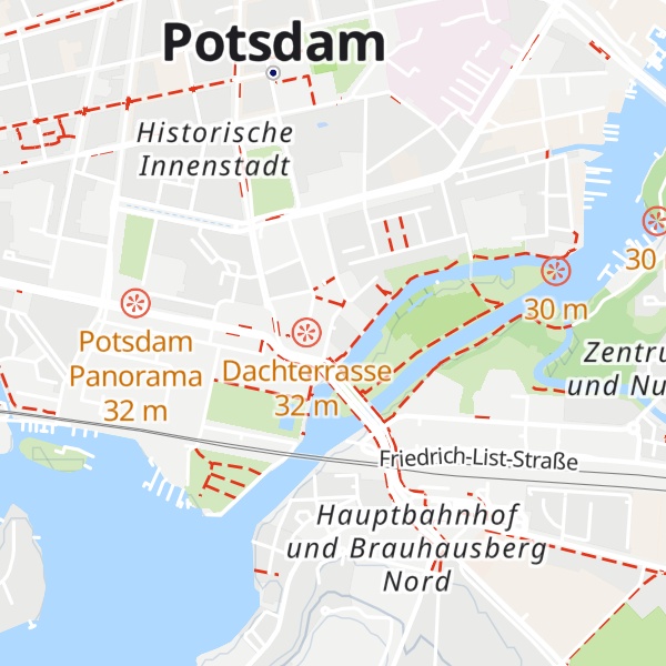 Map of Tourist Information PMSG