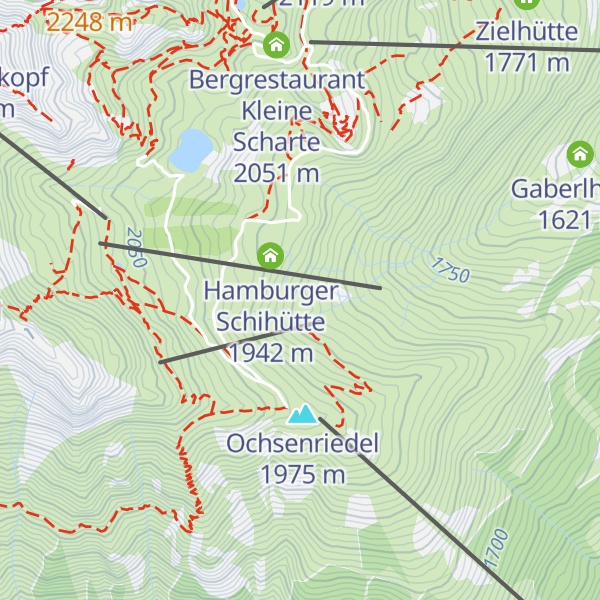 Map of Weitmoser Schlossalm