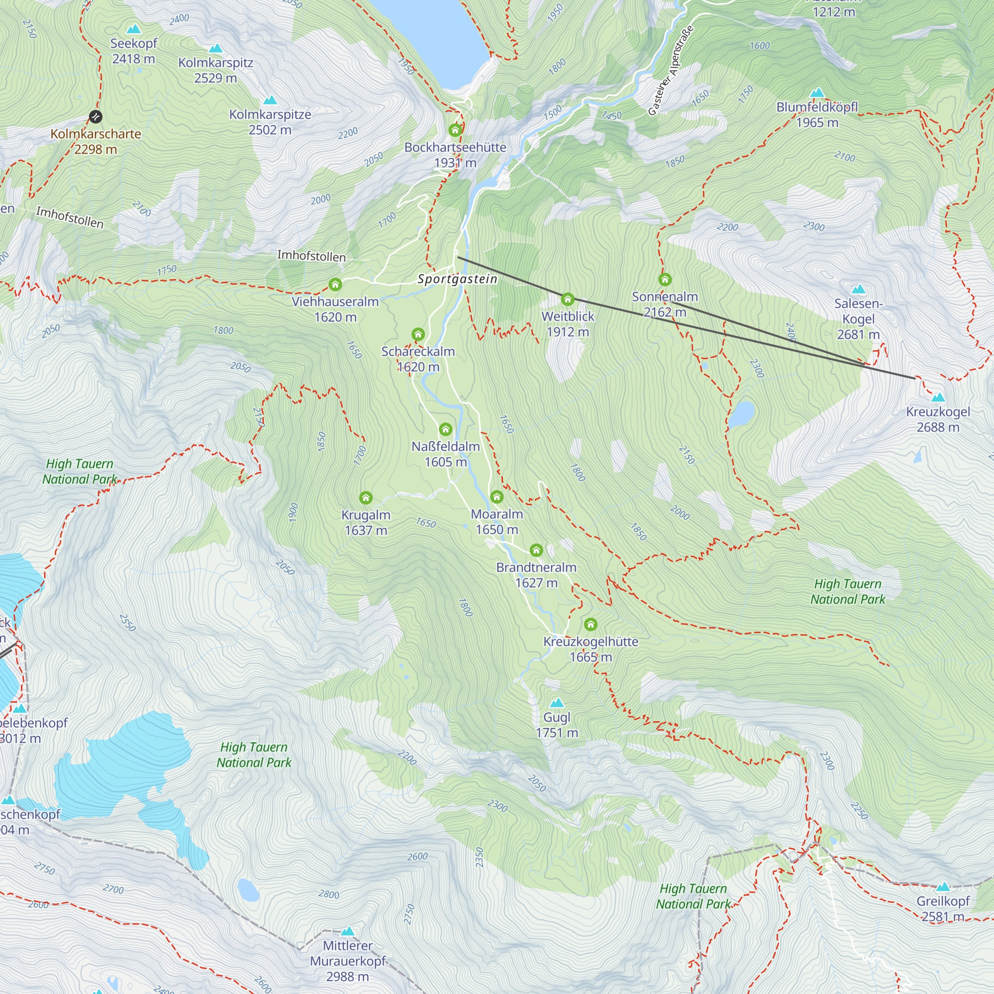 Moaralm map