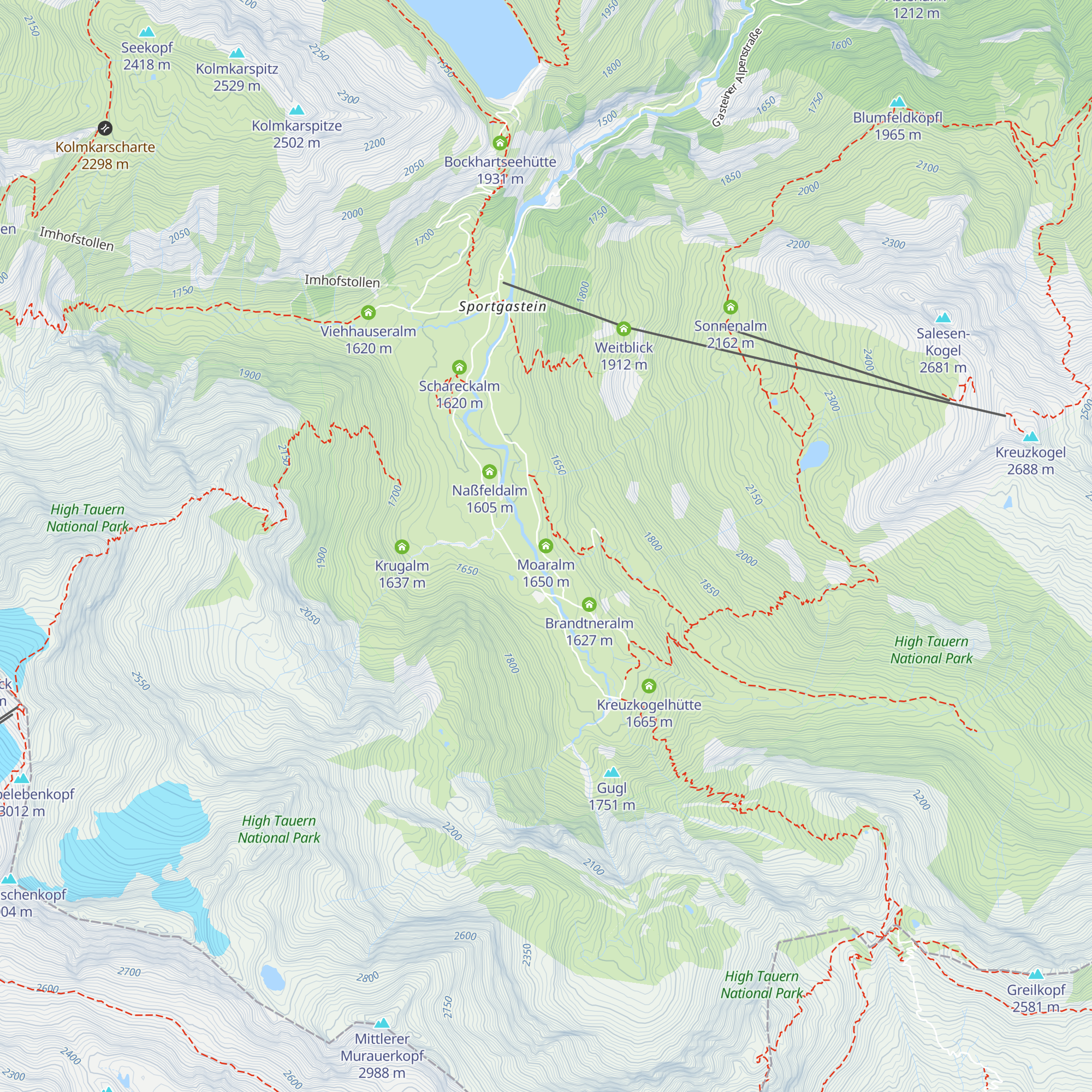 Moaralm map