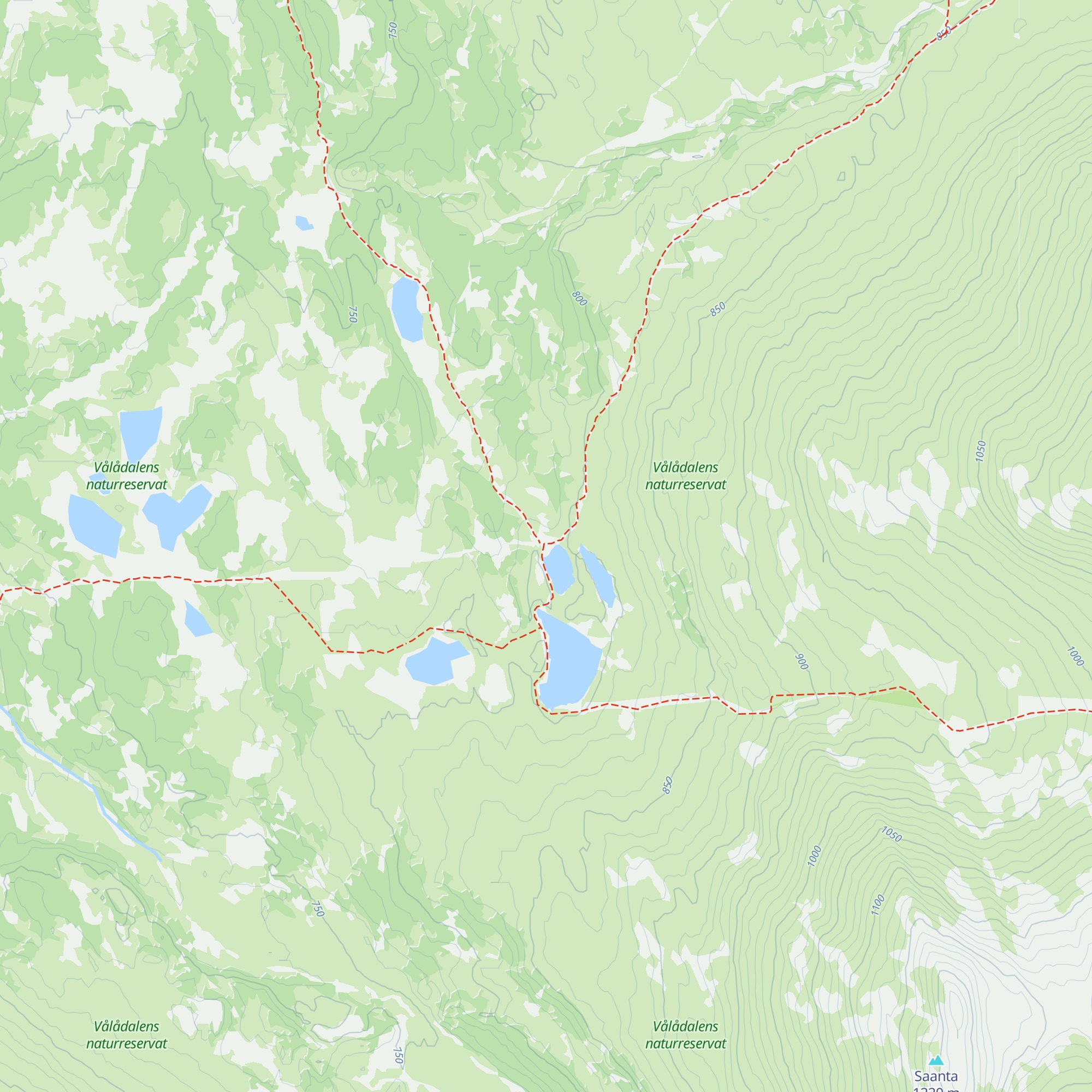 STF Fjällstuga Lunndörren map