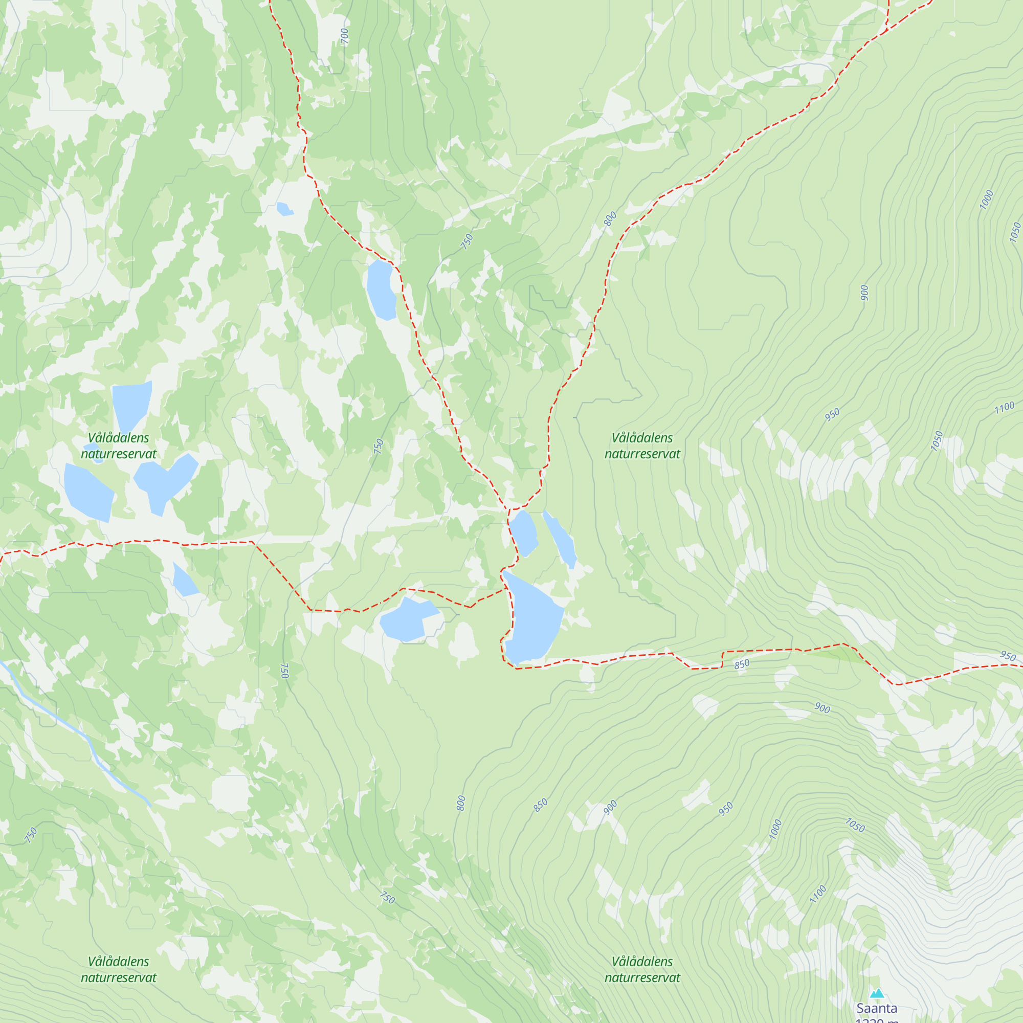 STF Fjällstuga Lunndörren map