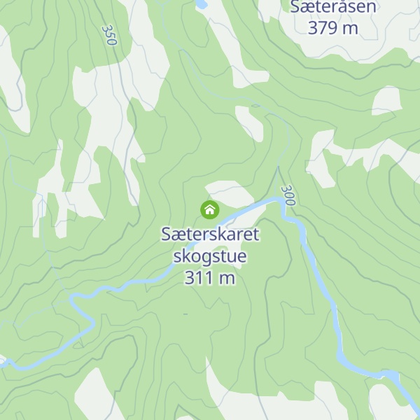 Map of Sæterskaret skogstue