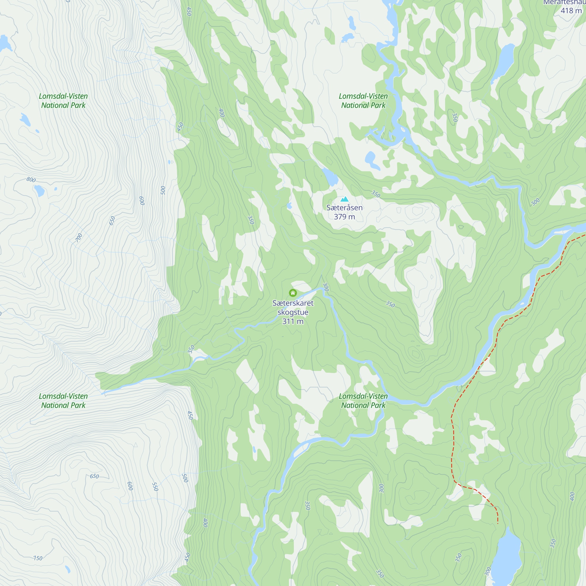 Sæterskaret skogstue map