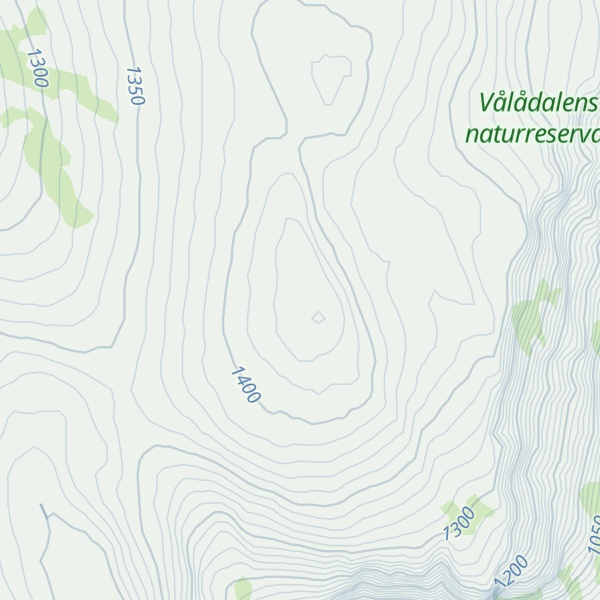 Map of Gruvfjället