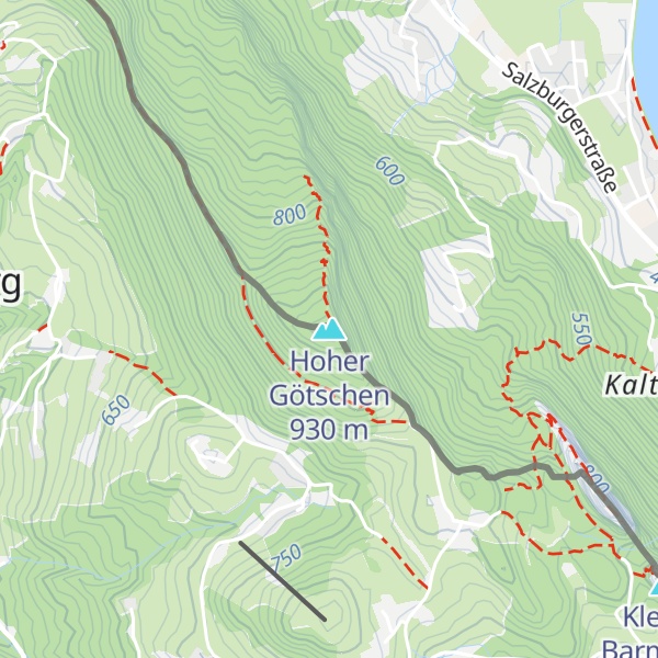 Map of Hoher Götschen