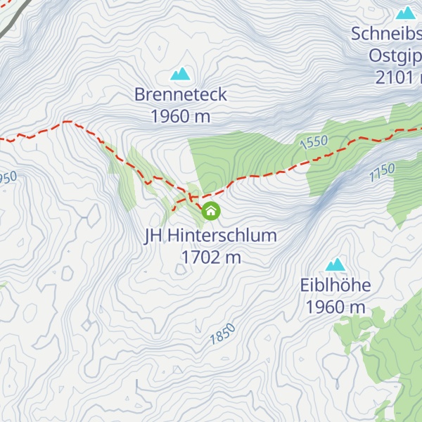 Map of JH Hinterschlum