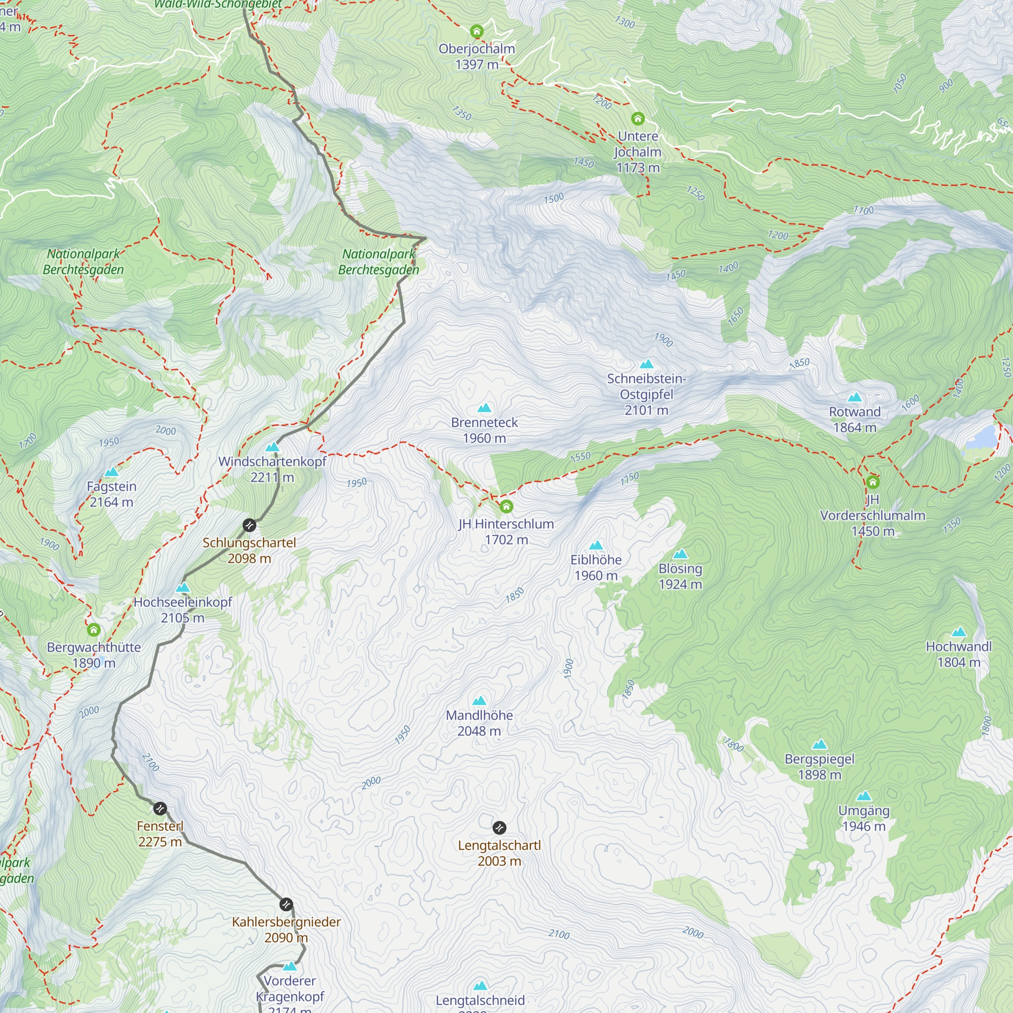 JH Hinterschlum map