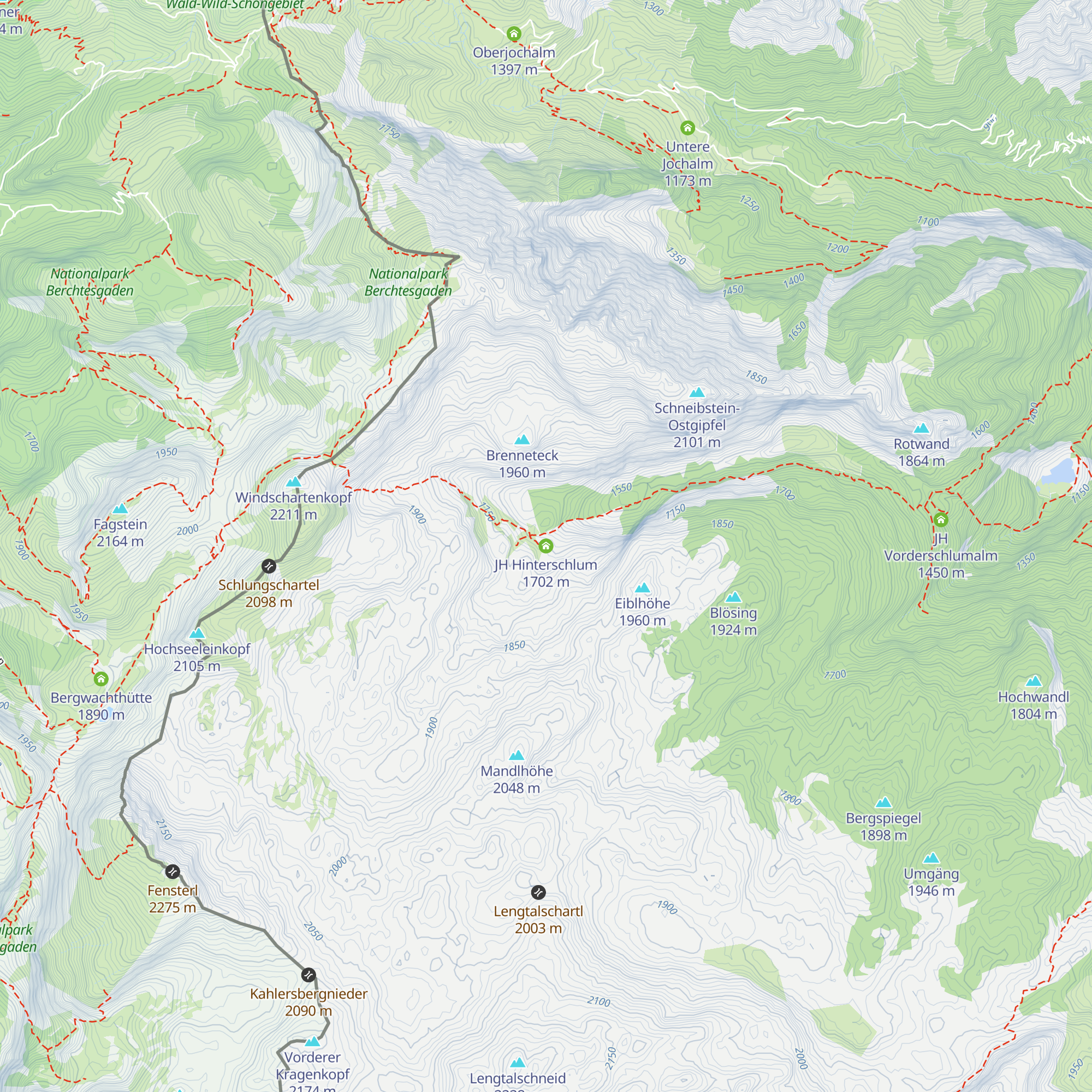 JH Hinterschlum map