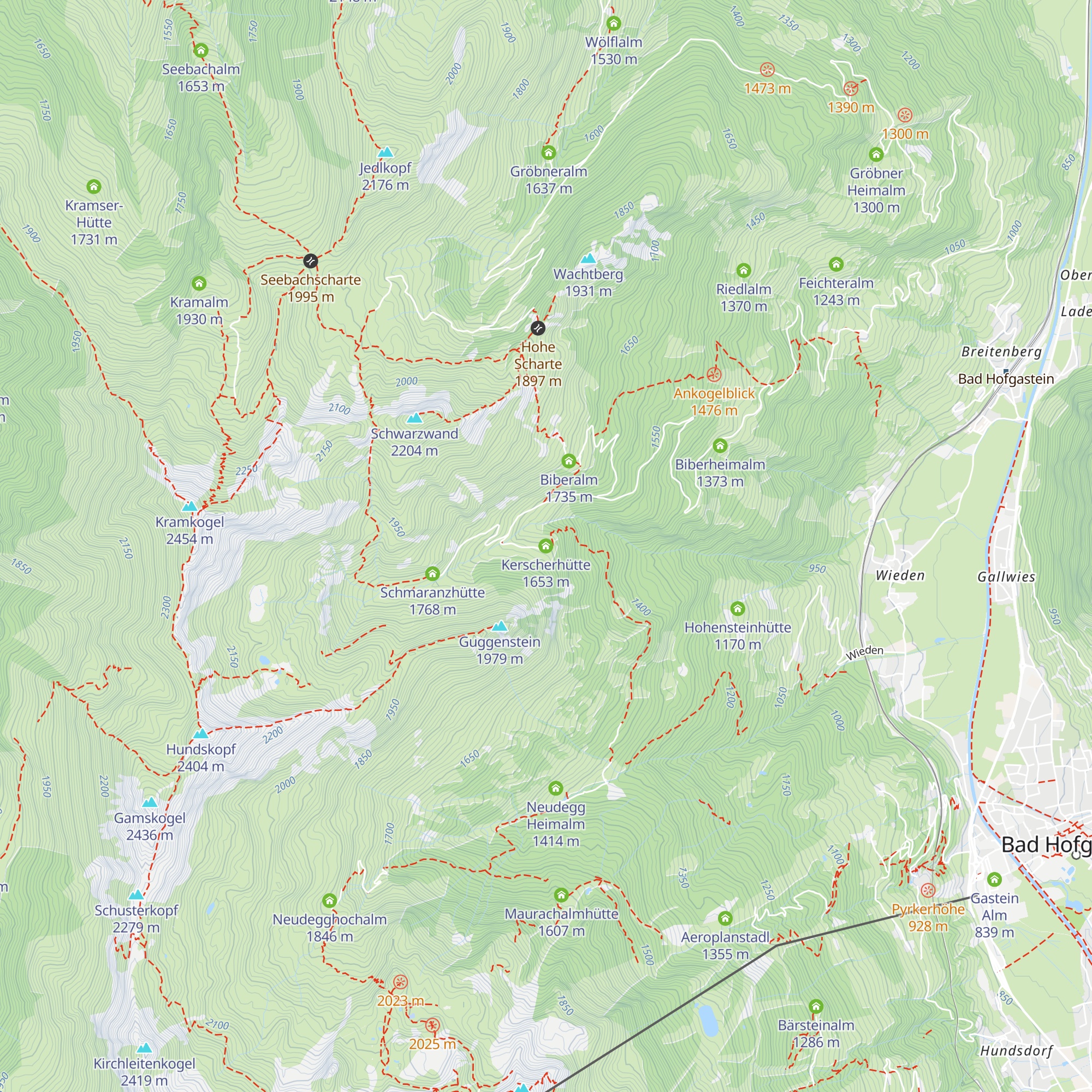 Kerscherhütte map