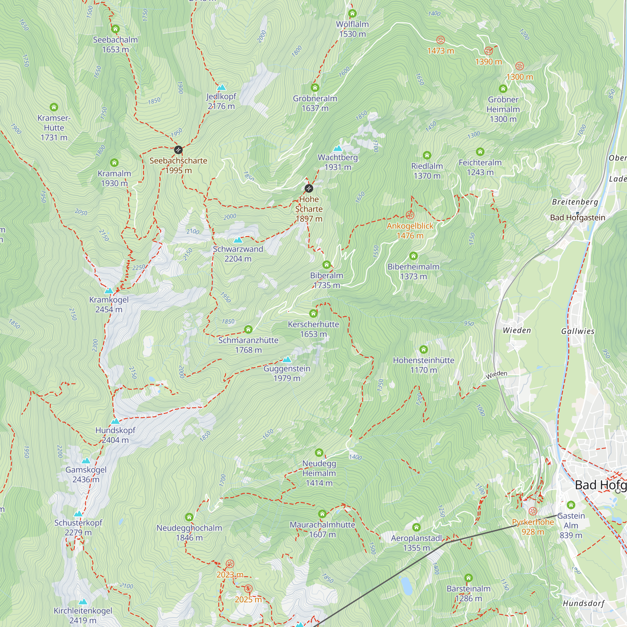 Kerscherhütte map
