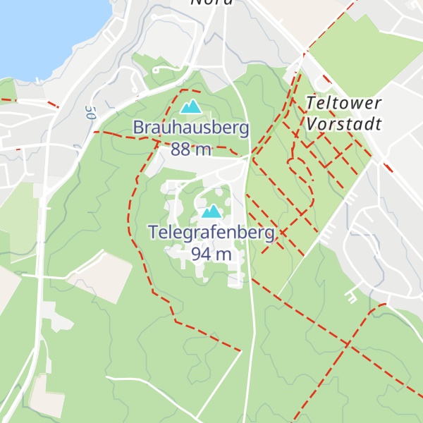 Map of Telegrafenberg
