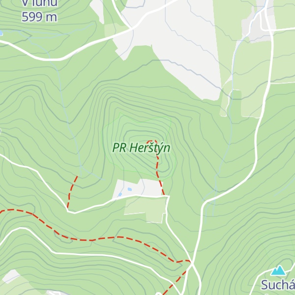 Map of Nový Herštejn