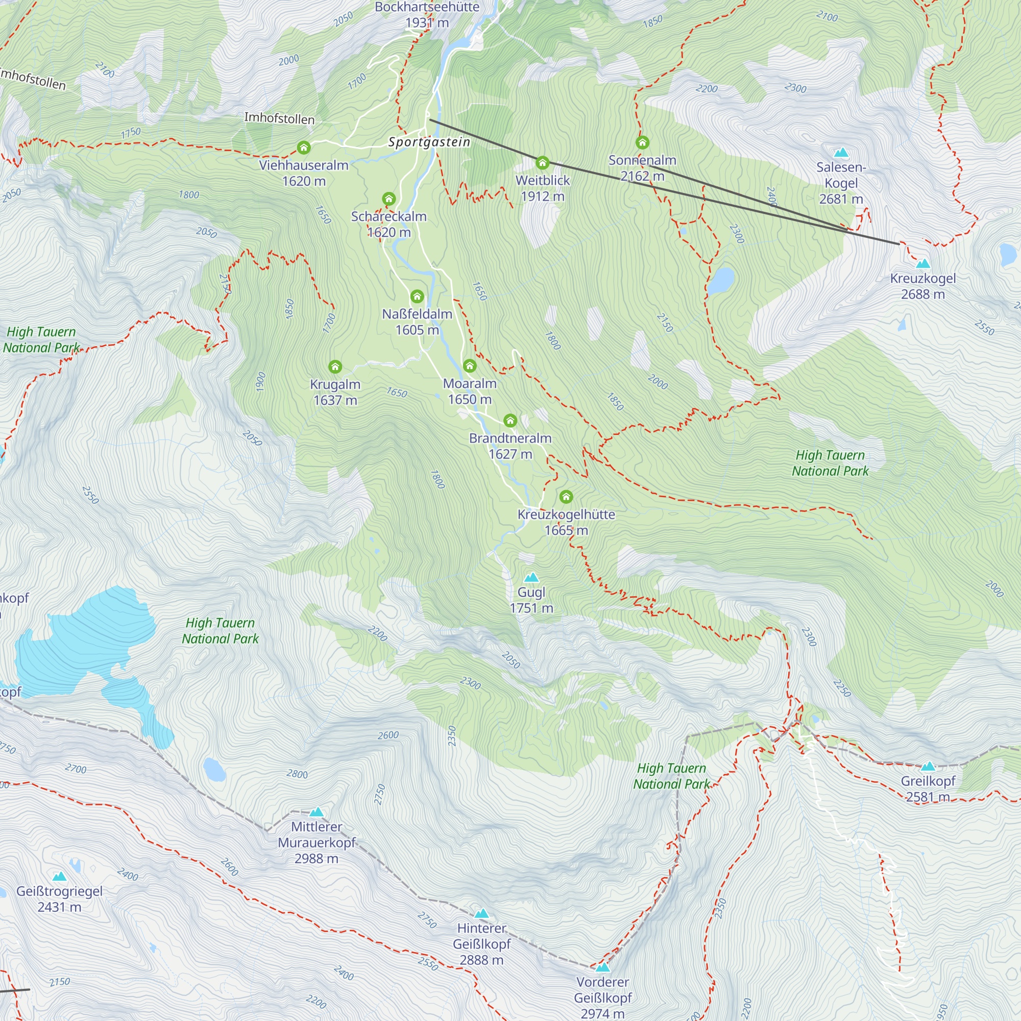 Veitbaueralm map