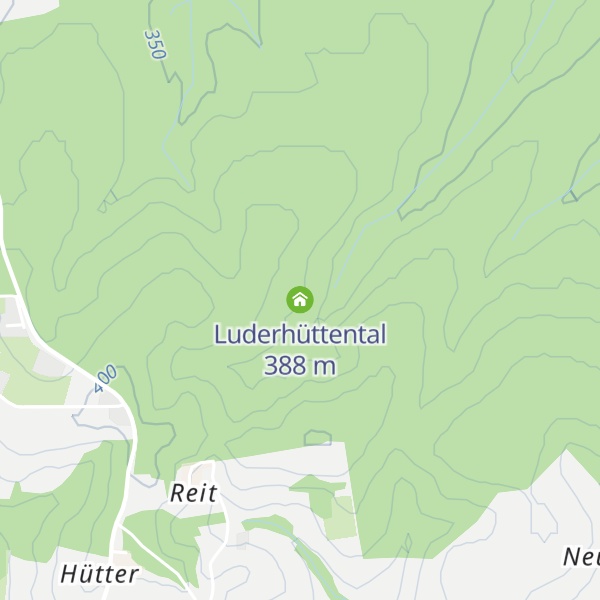 Map of Luderhüttental