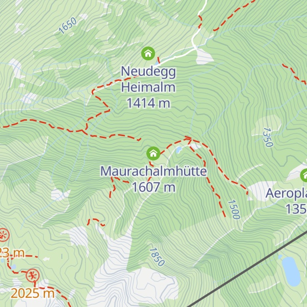 Map of Maurachalmhütte