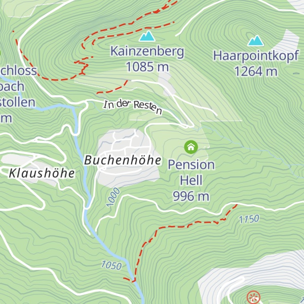 Map of Berghütte Holzkäfer