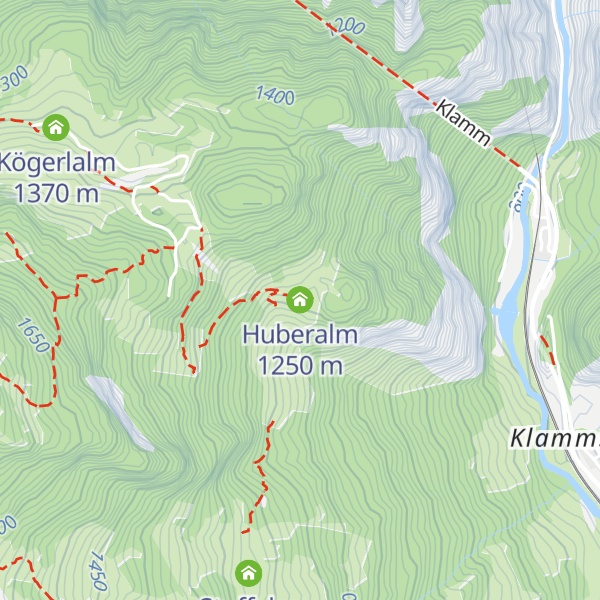 Map of Huberalm