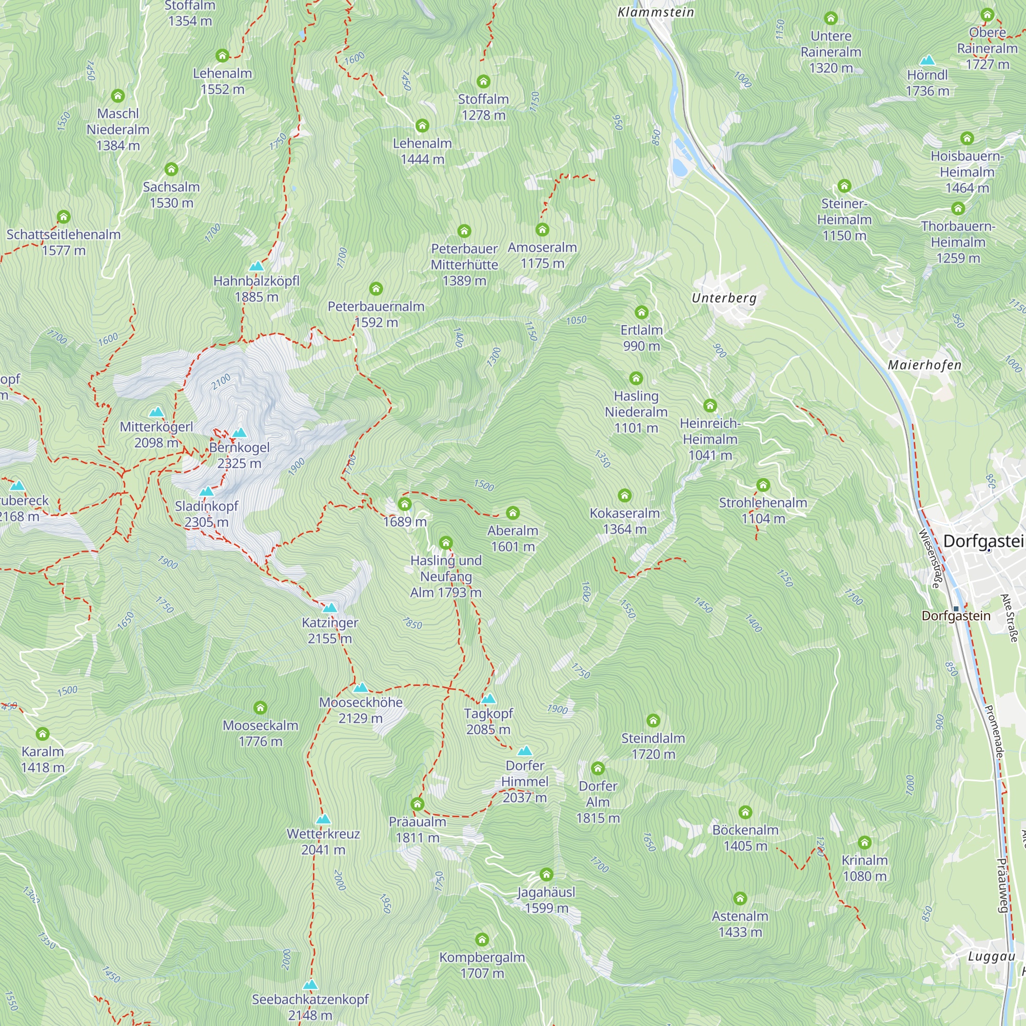 Aberalm map