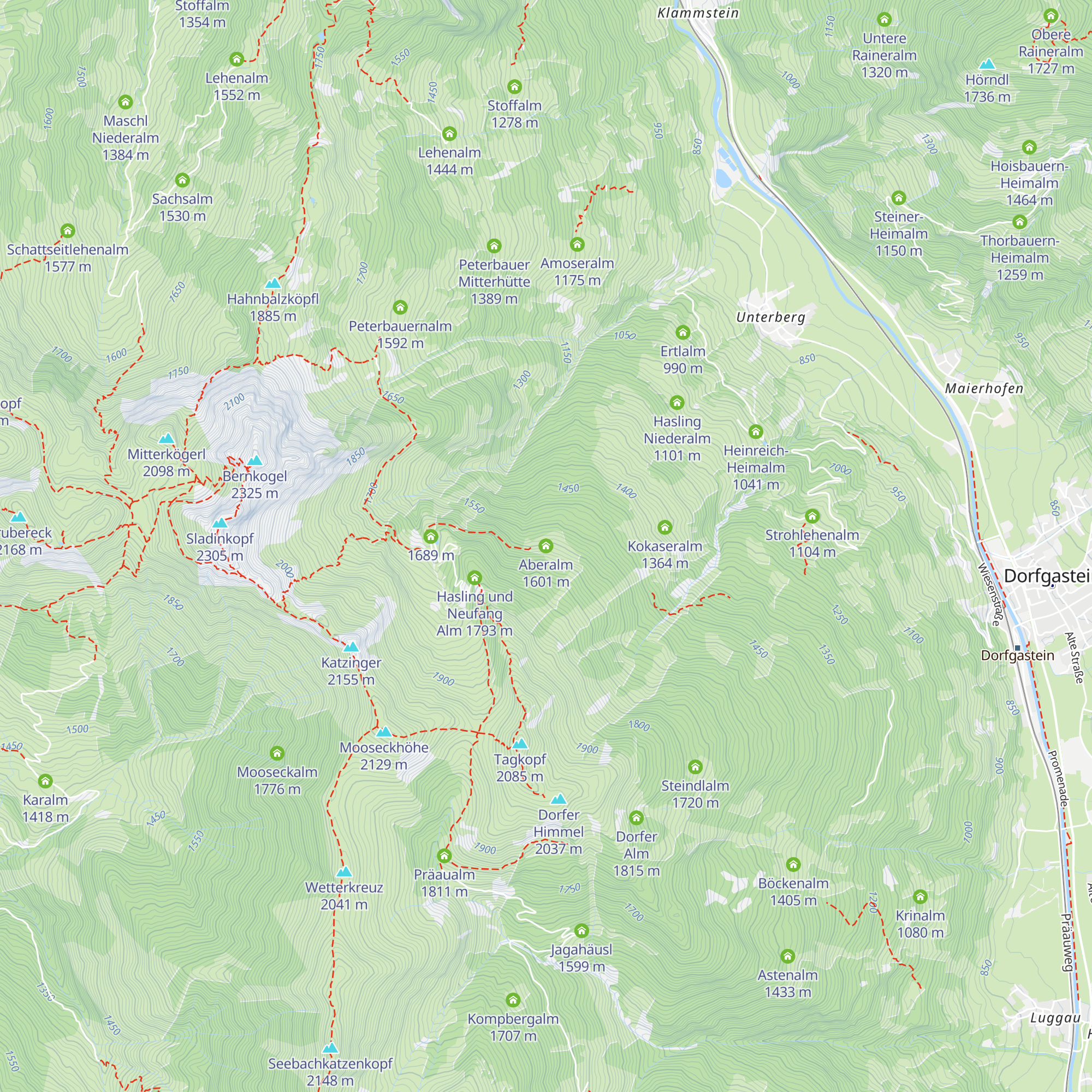 Aberalm map