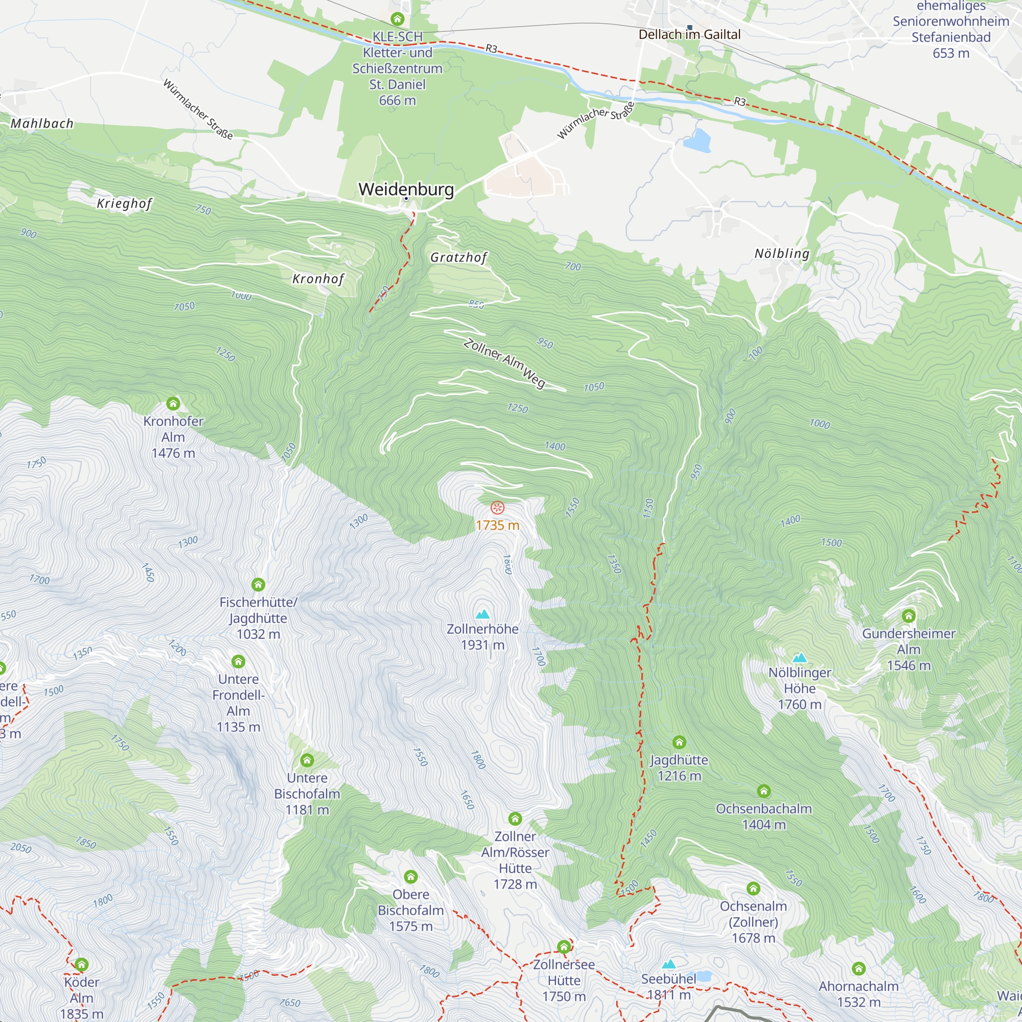 Eggilealm map