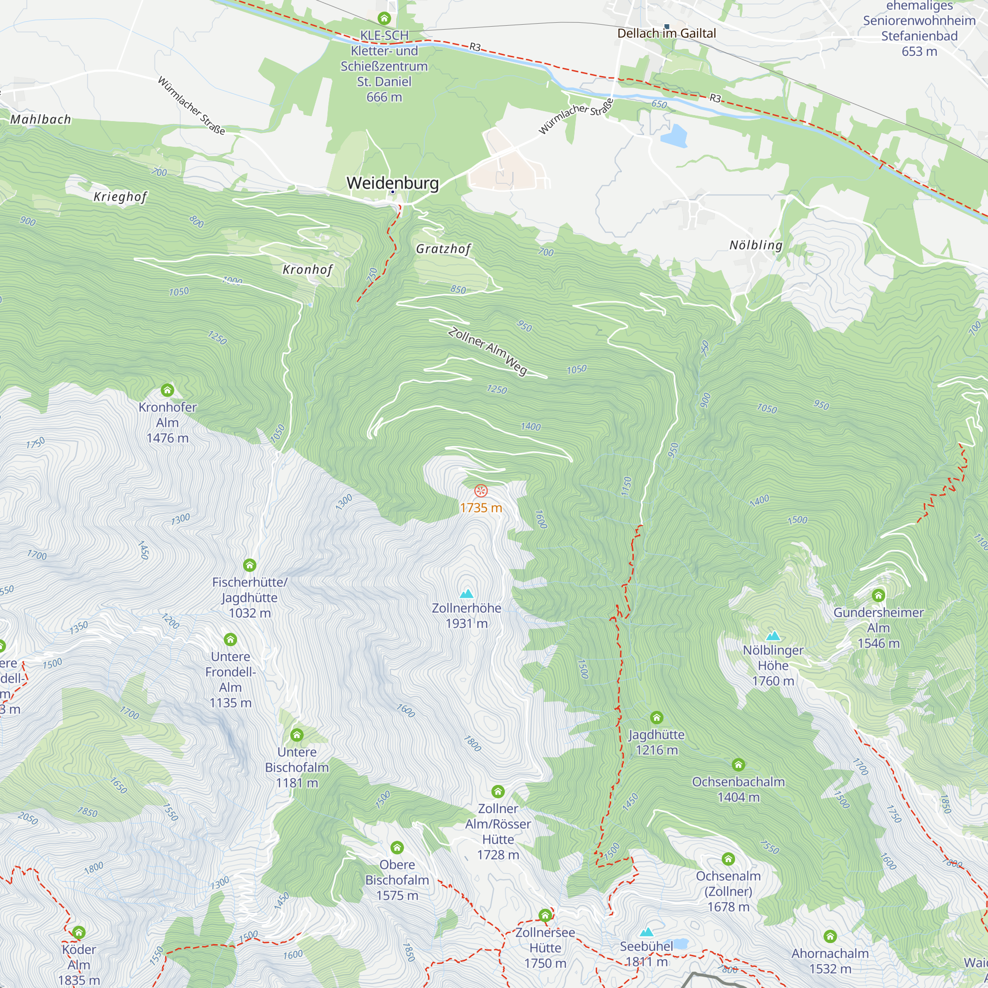 Eggilealm map