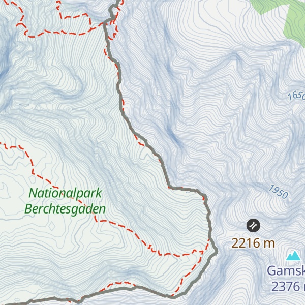 Map of Hoher Göll