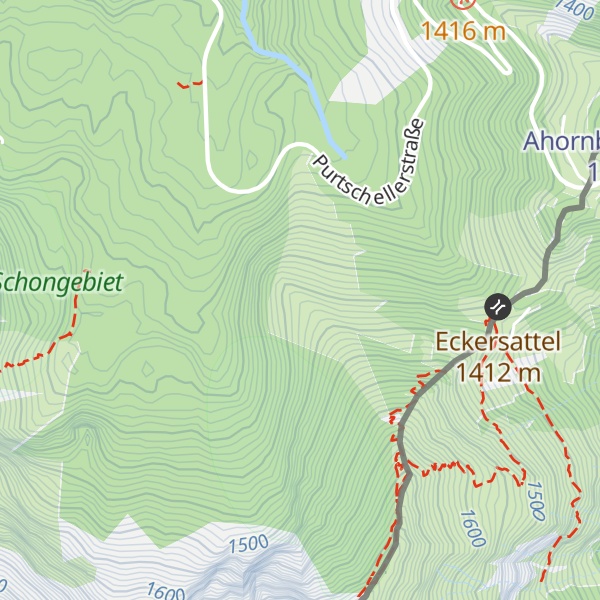 Map of Ecker Alm