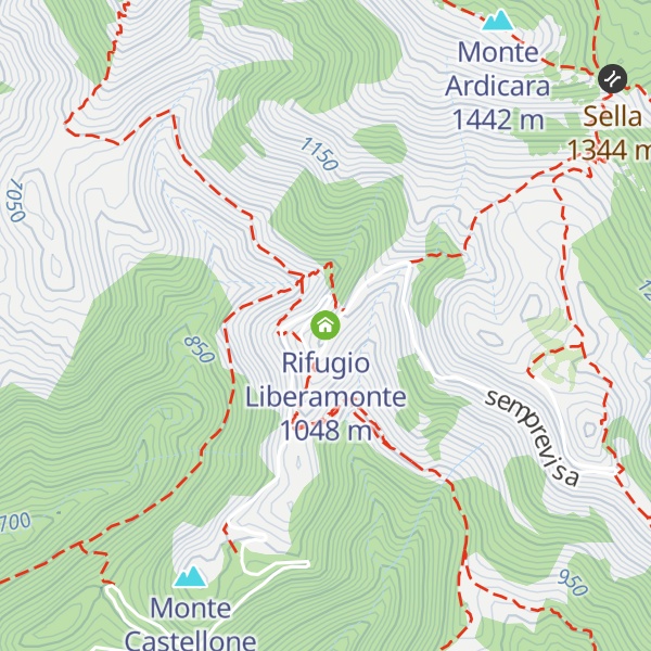Map of Rifugio Liberamonte