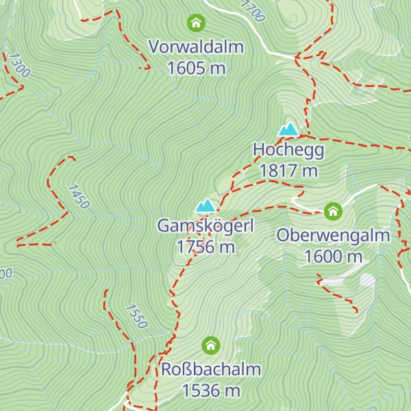 Map of Gamskögerl