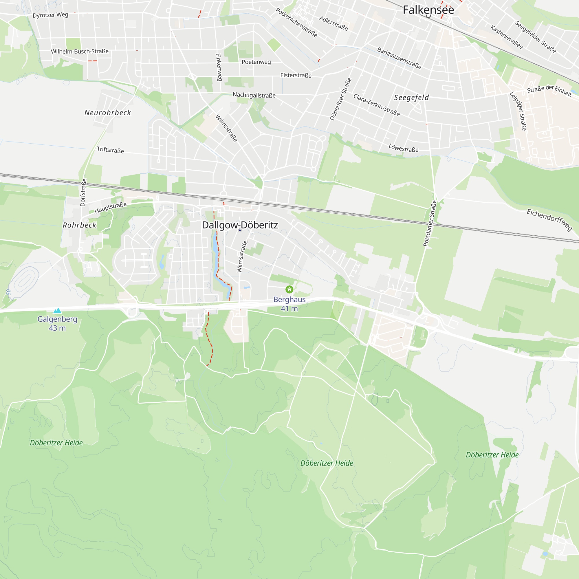 Berghaus map