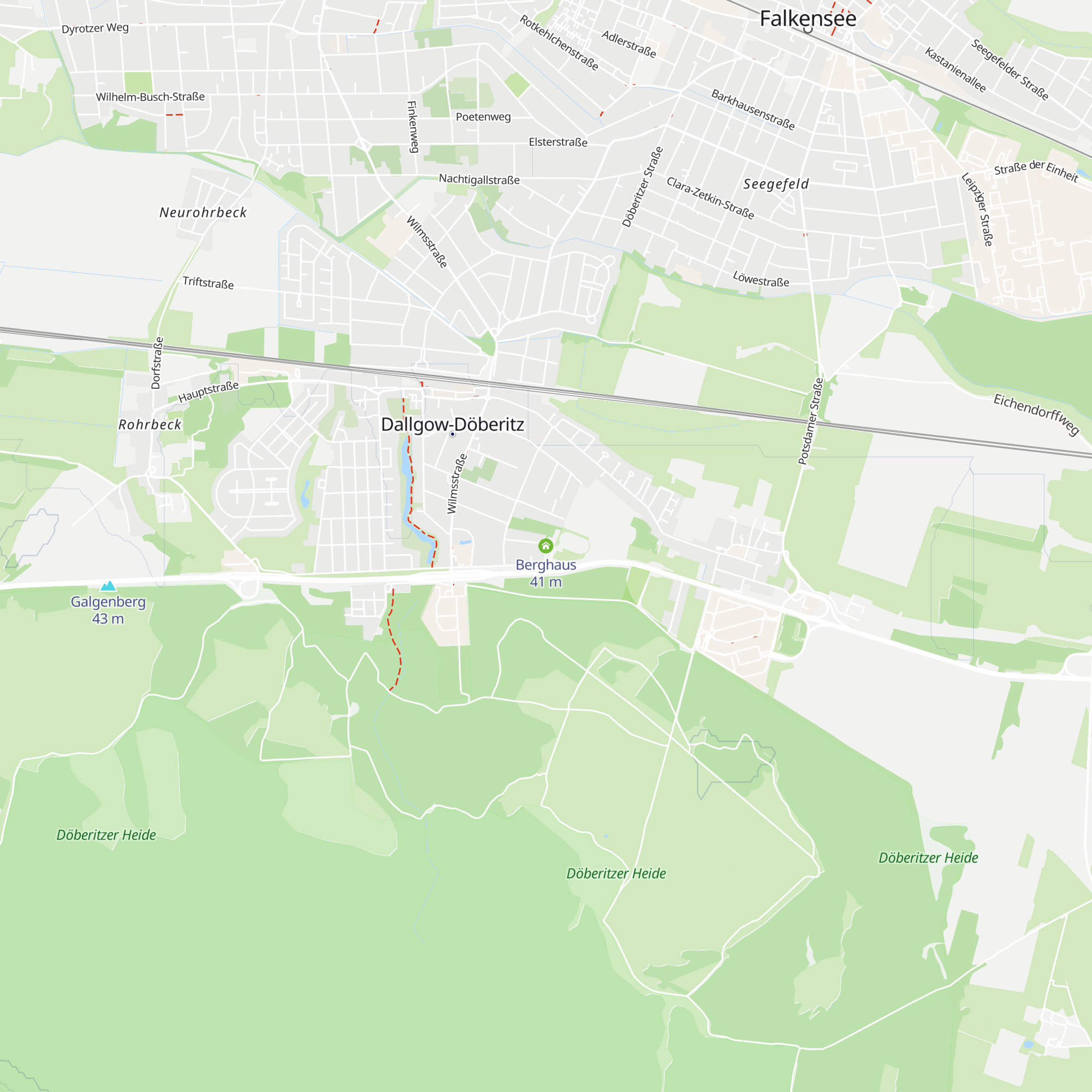 Berghaus map