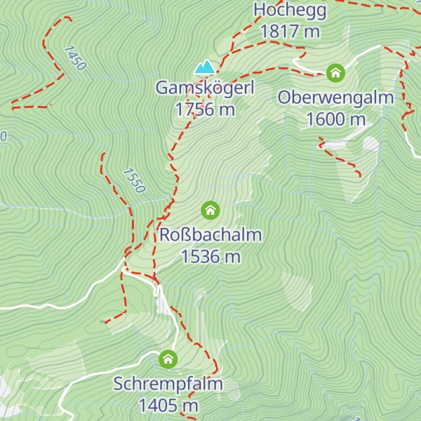 Map of Roßbachalm