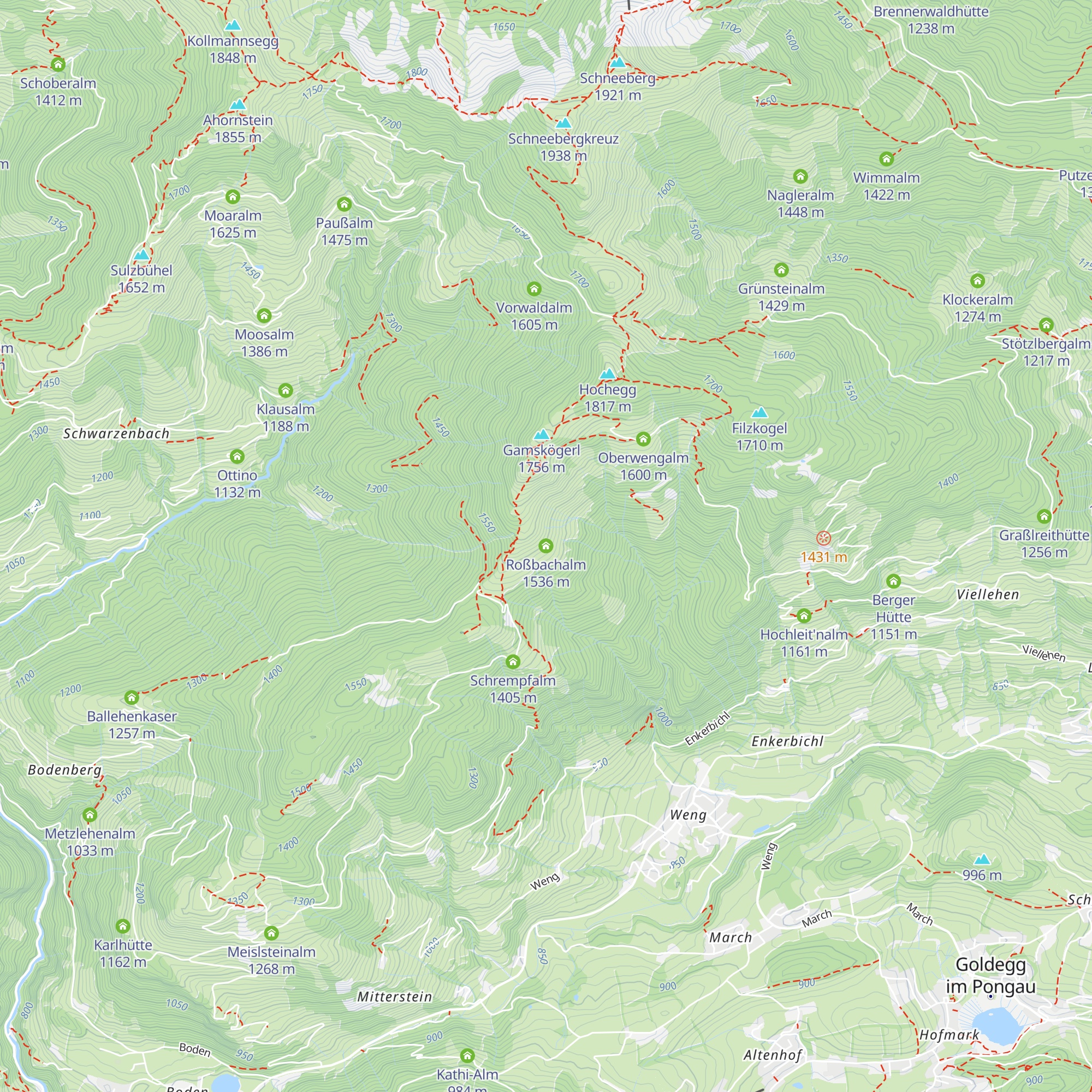 Roßbachalm map
