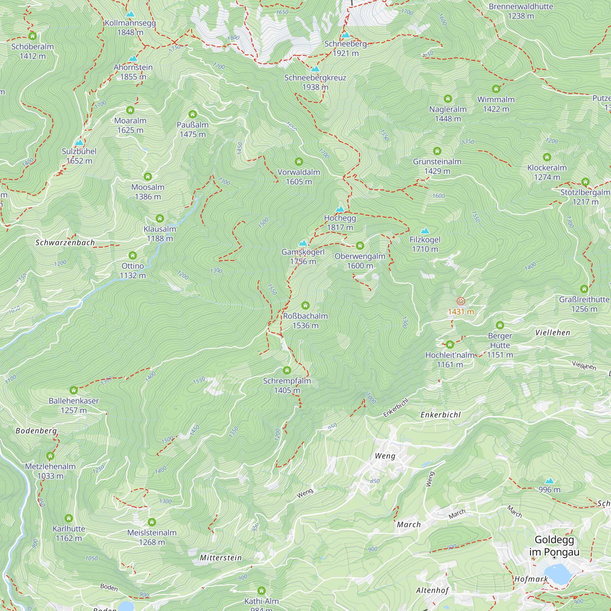 Roßbachalm map