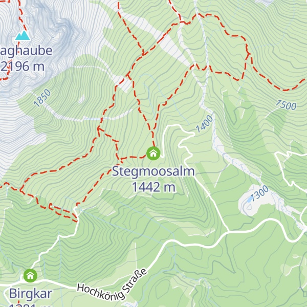 Map of Stegmoosalm