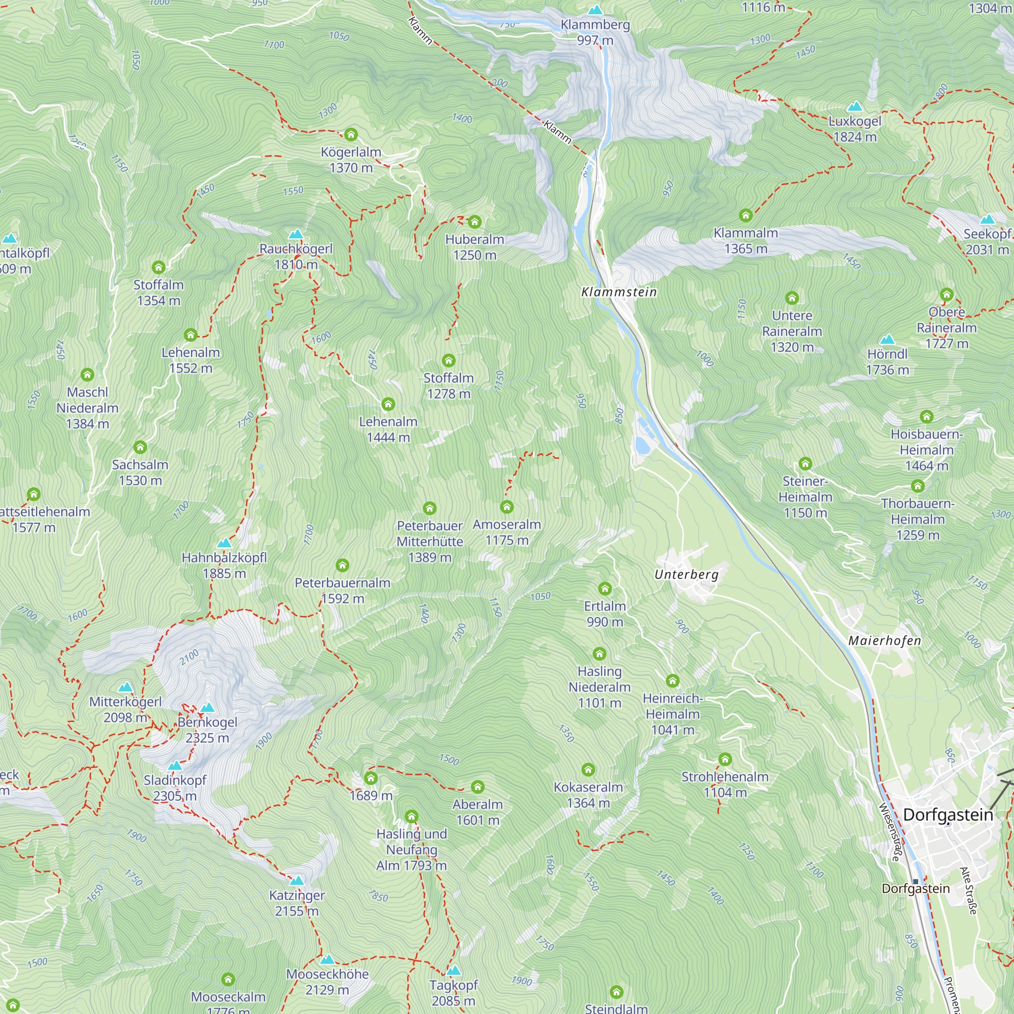 Amoseralm map