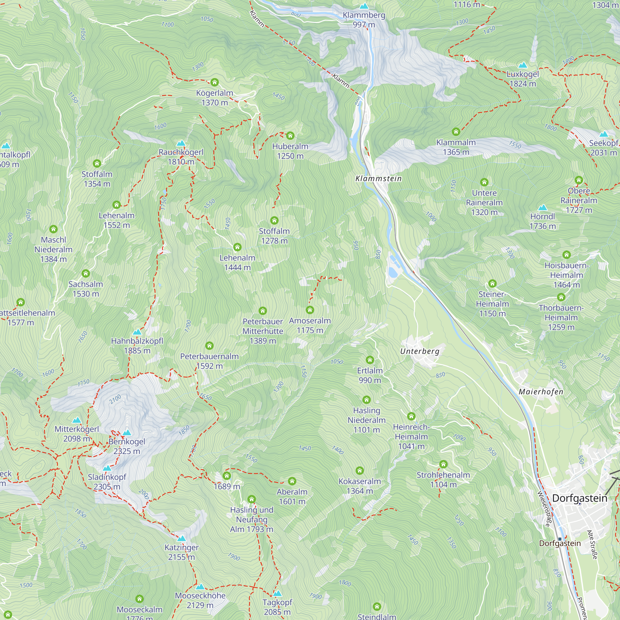 Amoseralm map