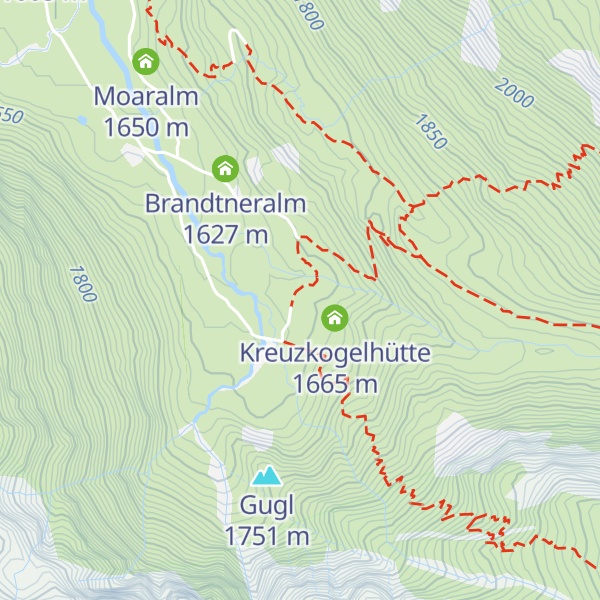 Map of Eggerhütte