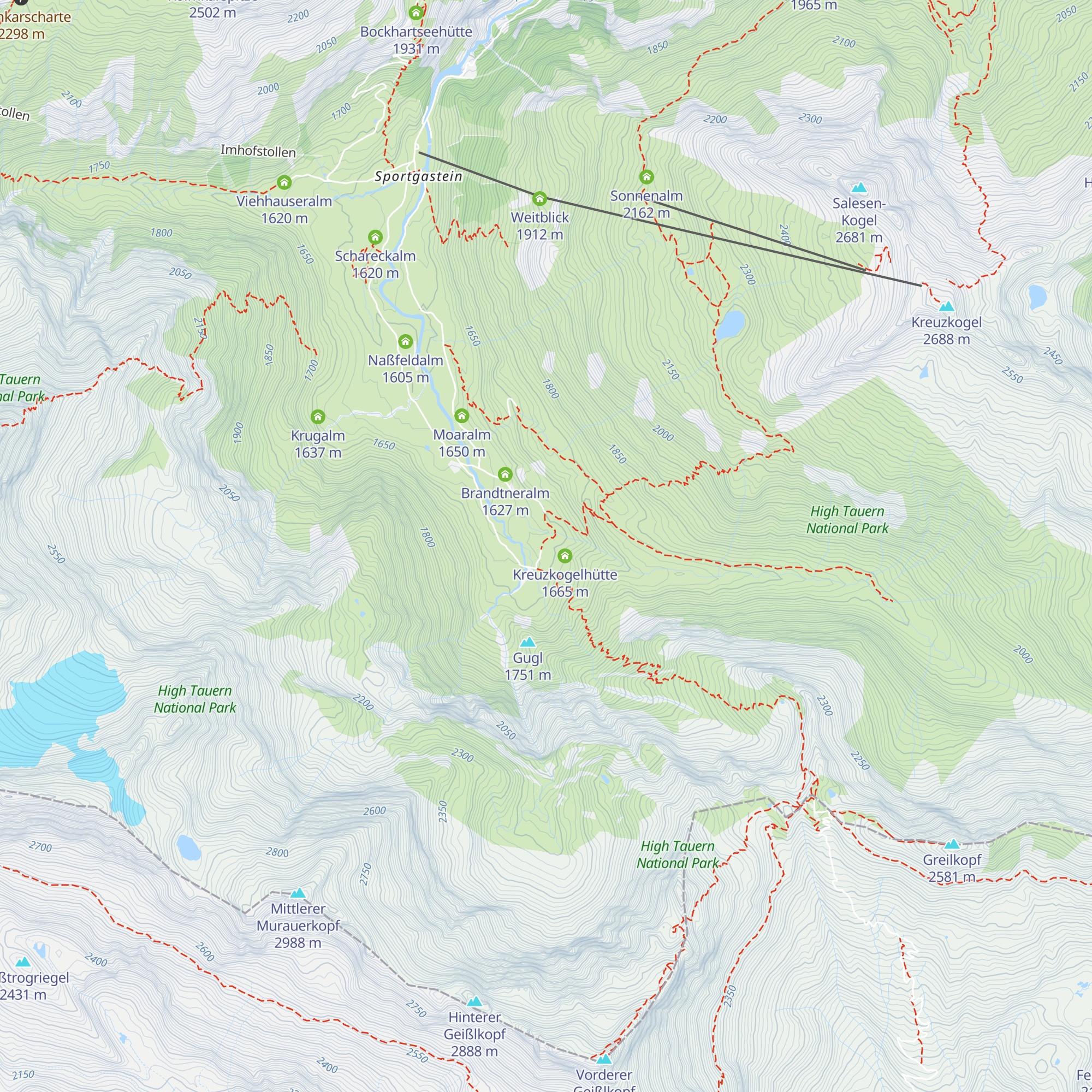 Eggerhütte map