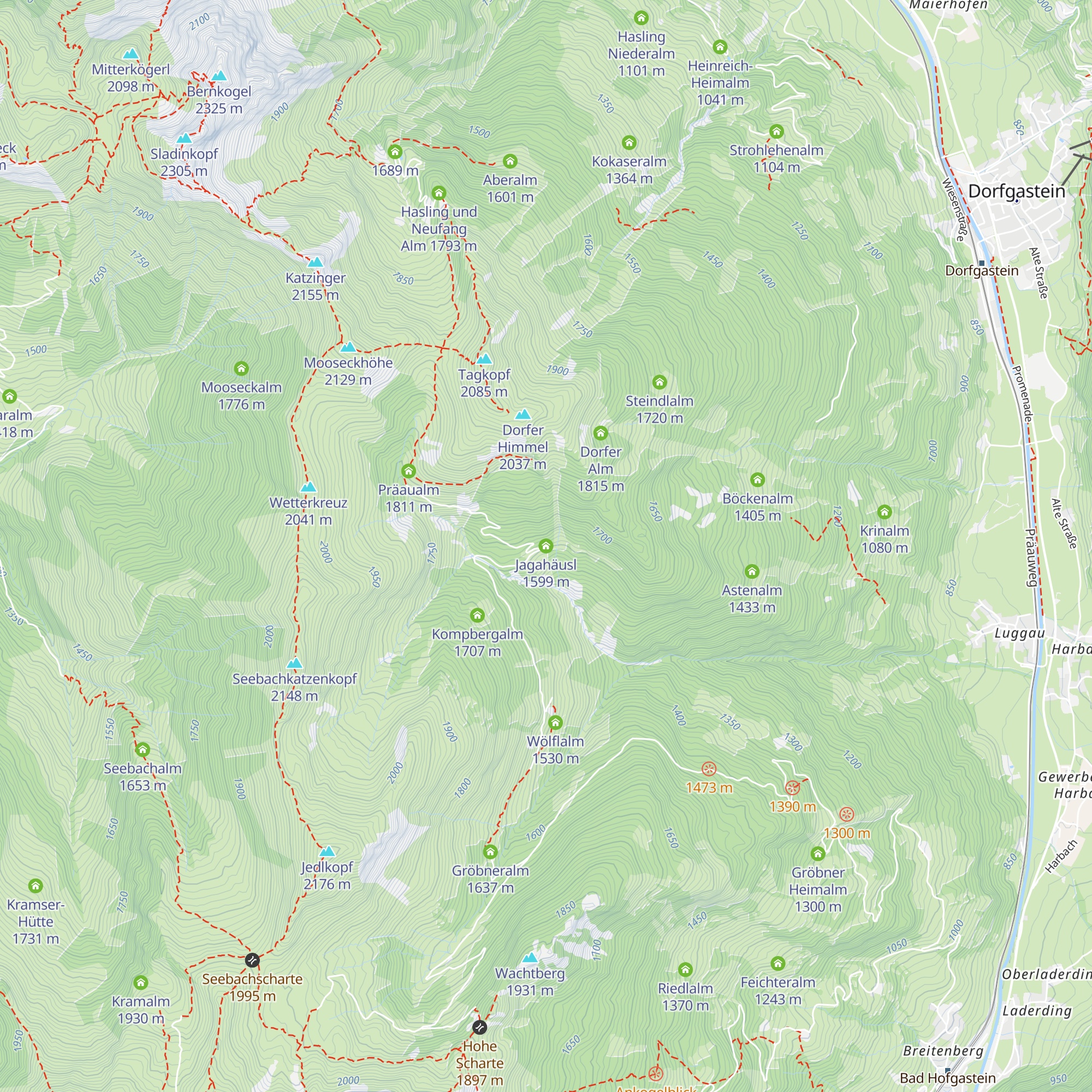 Jagahäusl map