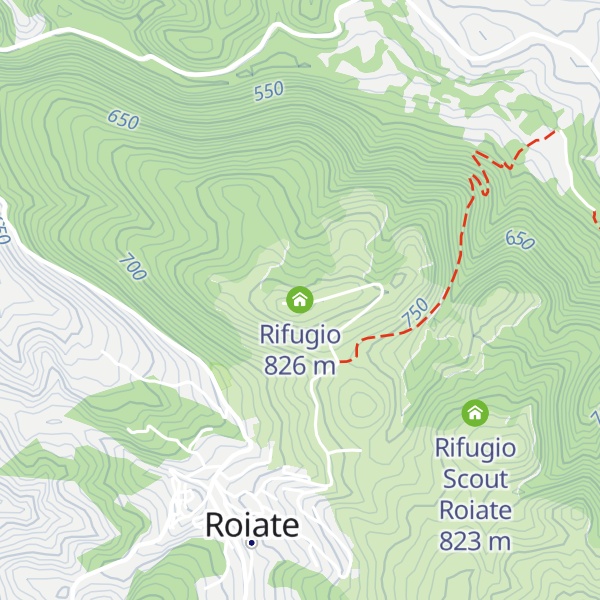 Map of Rifugio