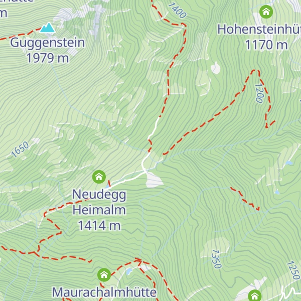 Map of Fundner Heimalm