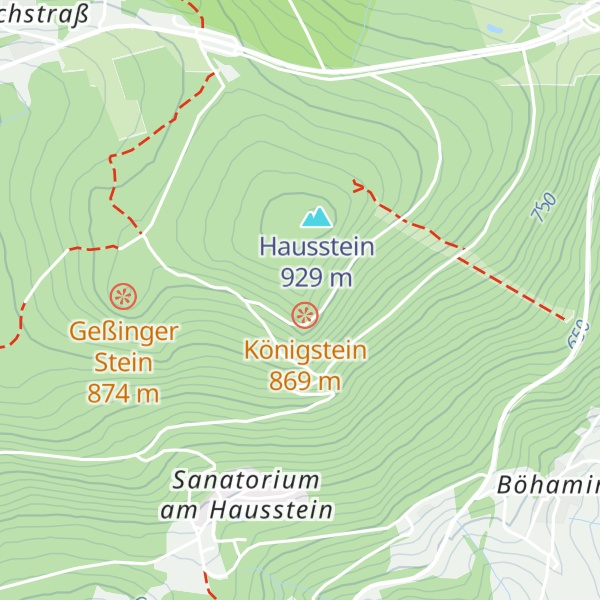 Map of Summfelsen